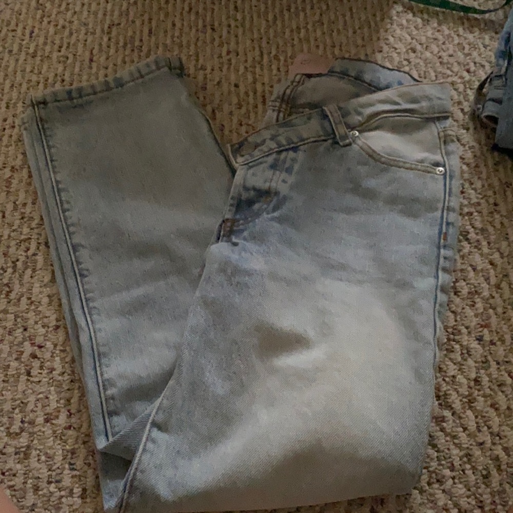 revice denim v line straight leg jeans